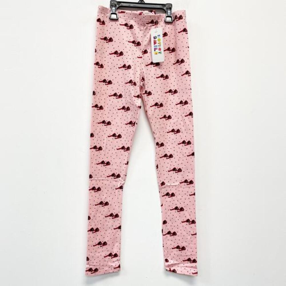 Dot Dot Smile Kids Pink‎ Sunglass Print Stretch Full Length Leggings Size 12/14